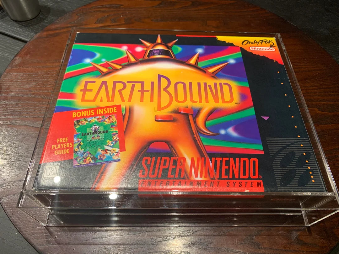 *UNIQUE COPY* 1995 SNES Earthbound - Complete Box Set with Bonus Players Guide
