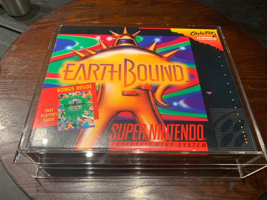 *UNIQUE COPY* 1995 SNES Earthbound - Complete Box Set with Bonus Players Guide